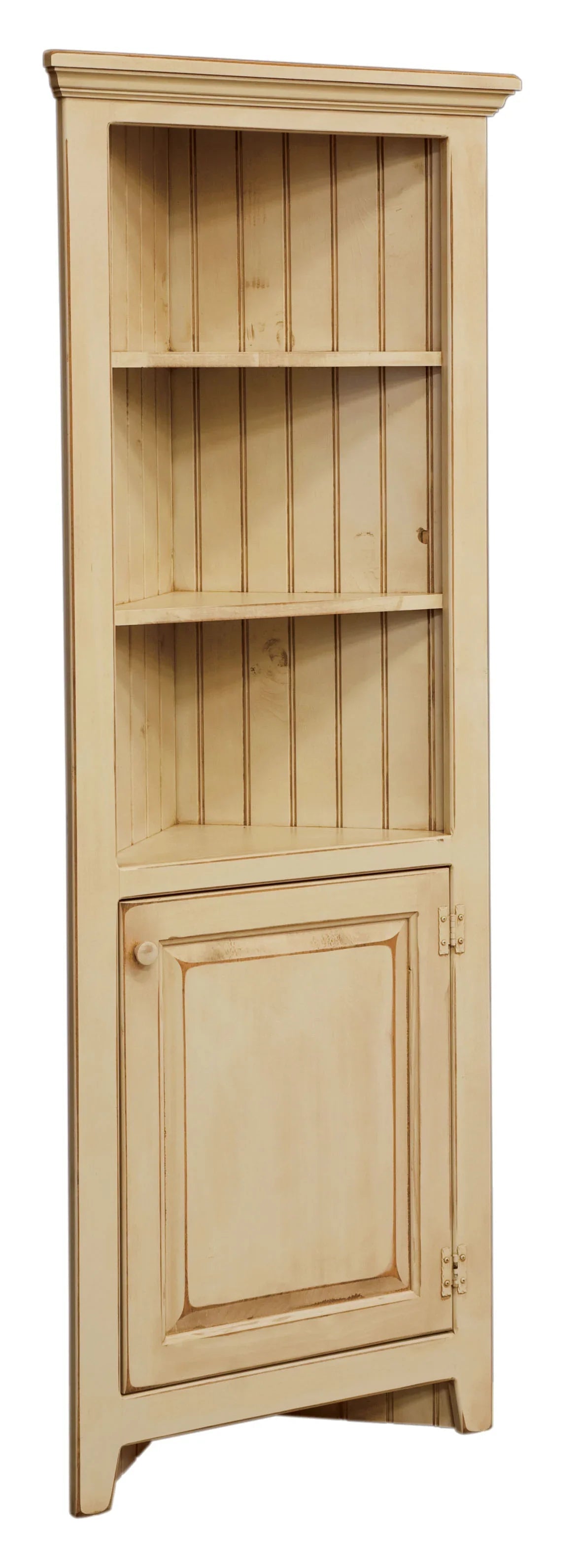 Armoire d'angle en pin
