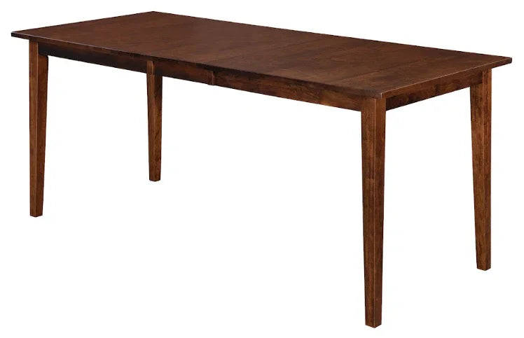 Table rectangulaire à pieds coniques