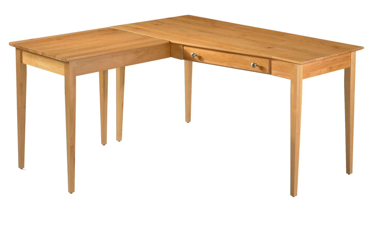 Bureau modulaire en coin Alder