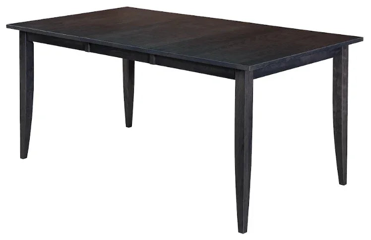 Table rectangulaire à pieds courbés