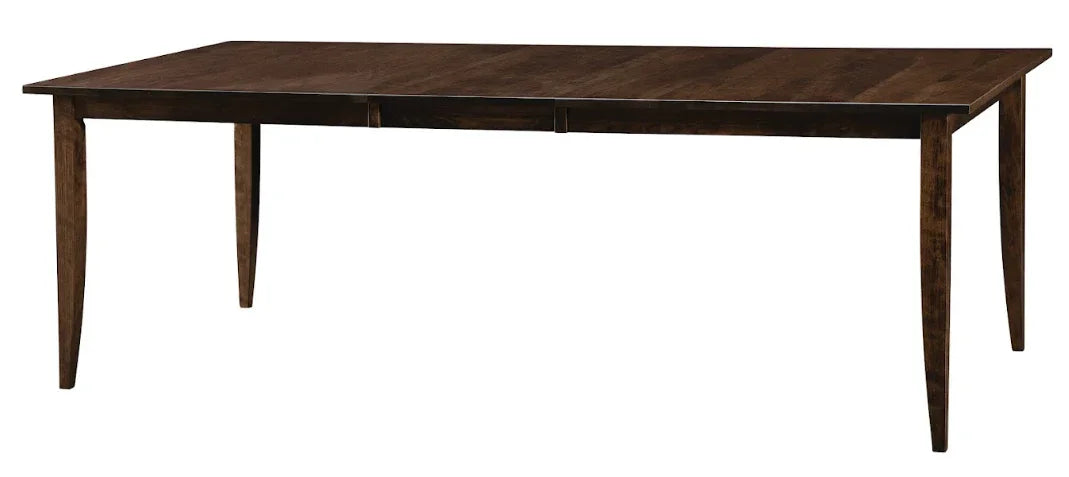 Table rectangulaire à pieds courbés