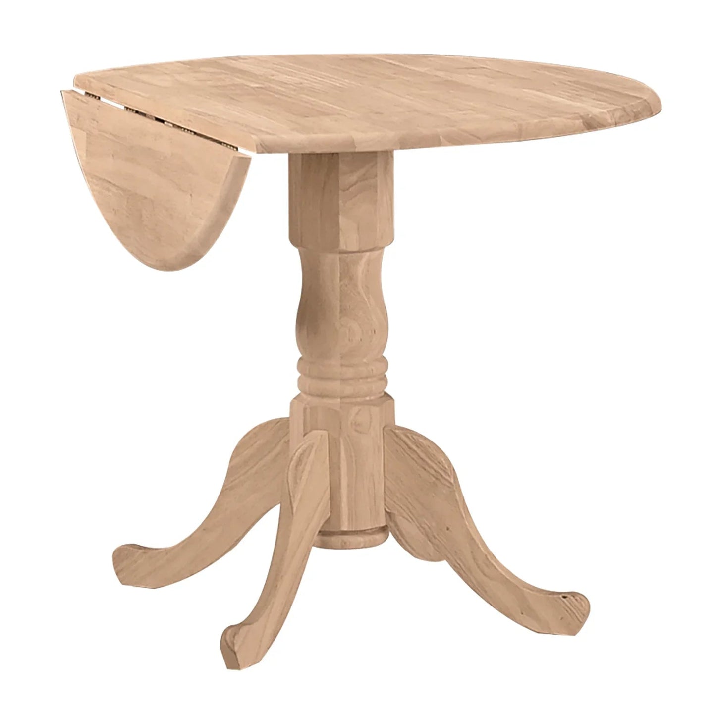 Table ronde à abattants