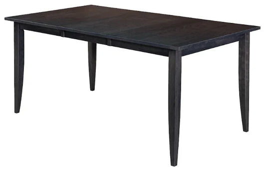 Table rectangulaire à pieds courbés