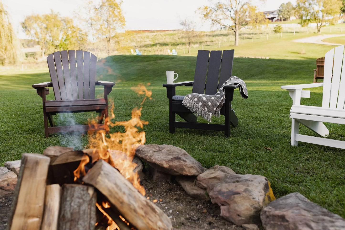 Chaise Adirondack moderne