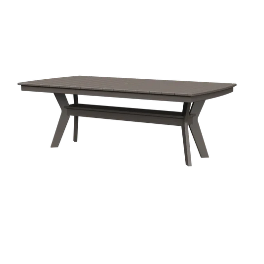 Table à manger rectangulaire moderne d'extérieur Chat